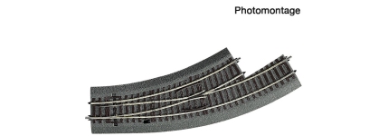 Roco 42560 - H0 - Bogenweiche links BWl 2/3, 30°, 358 mm